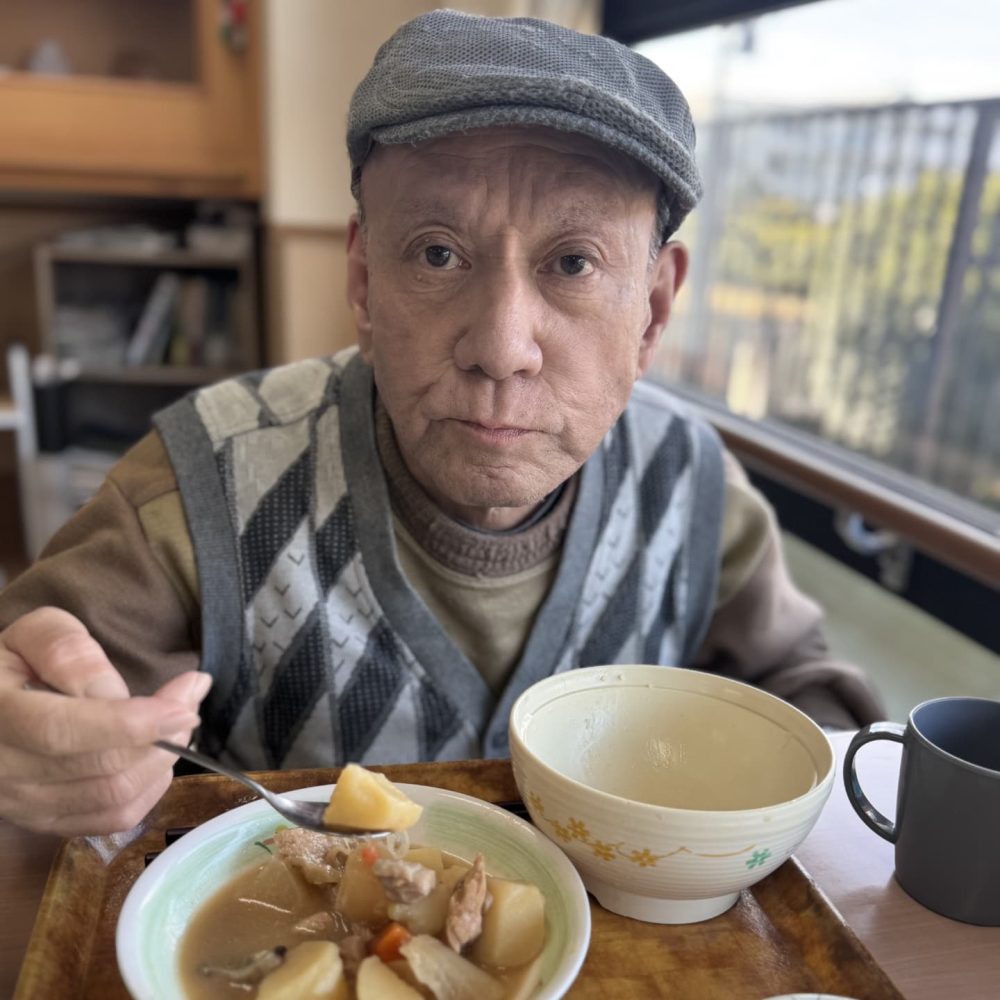 鍋の日　寒い日はあったま〜る鍋を提供つる子も大好きな味噌仕立ては絶品です🥢#ウエルハイムヨコゼ　#特養の日常　#横瀬　#秩父　#鍋の日　#味噌仕立て　#あったま〜る　#つる子のつぶやき