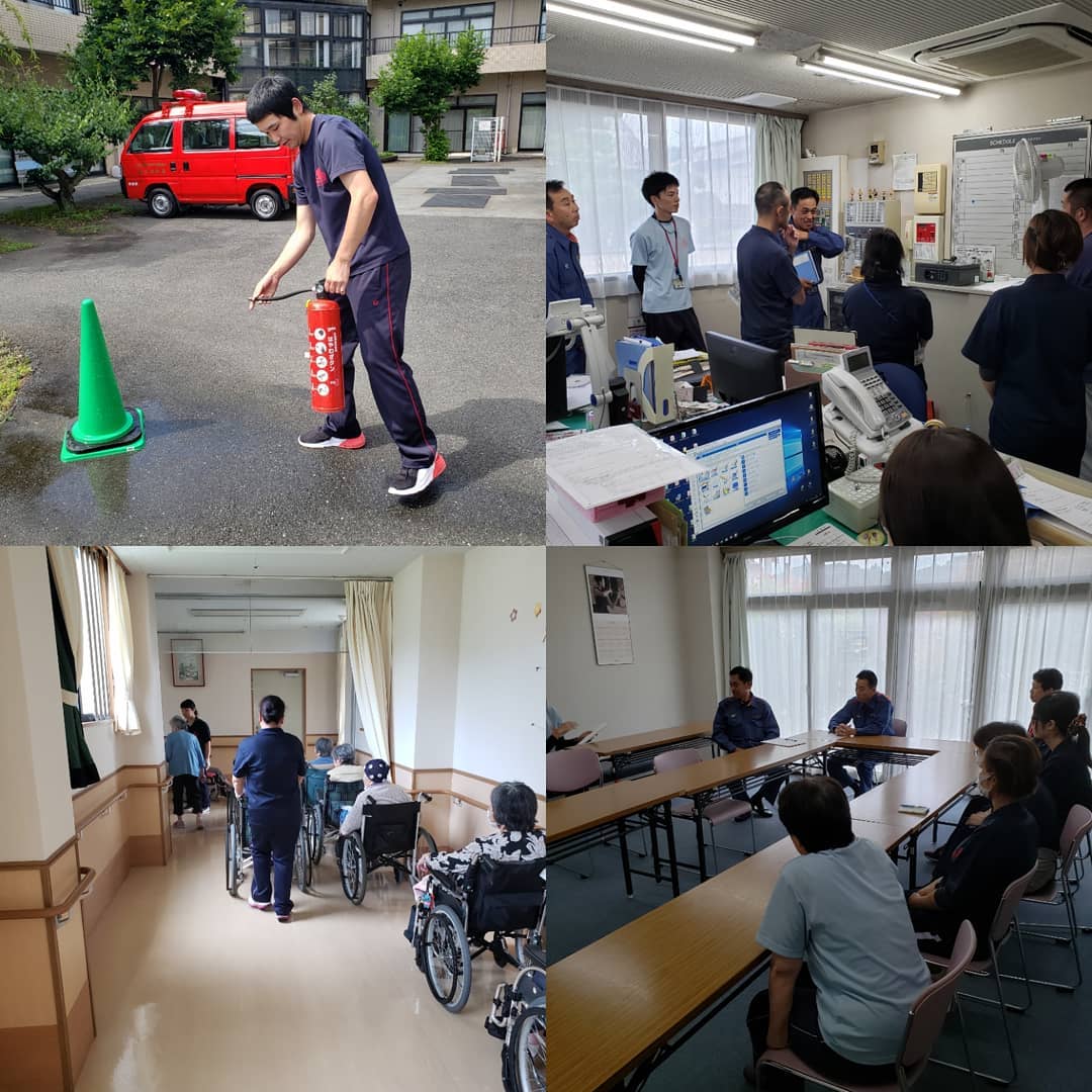 避難訓練:本日は避難訓練を実施いたしました。防災は日頃からの備えが大切だと思います。防災意識をより高めて参ります。#ウエルハイムヨコゼ #秩父#横瀬町 #避難訓練
