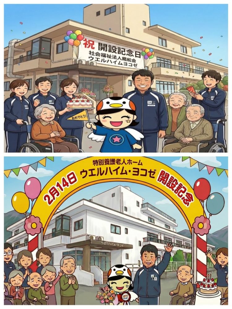 ️開設記念日️ 2月14日はウエルハイムヨコゼ開設記念日です。ご利用者、ご家族の御愛顧、地域の皆様の御支援で31周年を迎えさせていただきました。これからも利用者、家族、職員、地域が幸せになれる法人を目指して歩んでまいりますので宜しくお願いします#ウエルハイムヨコゼ #秩父 #横瀬町 #特別養護老人ホーム #福祉